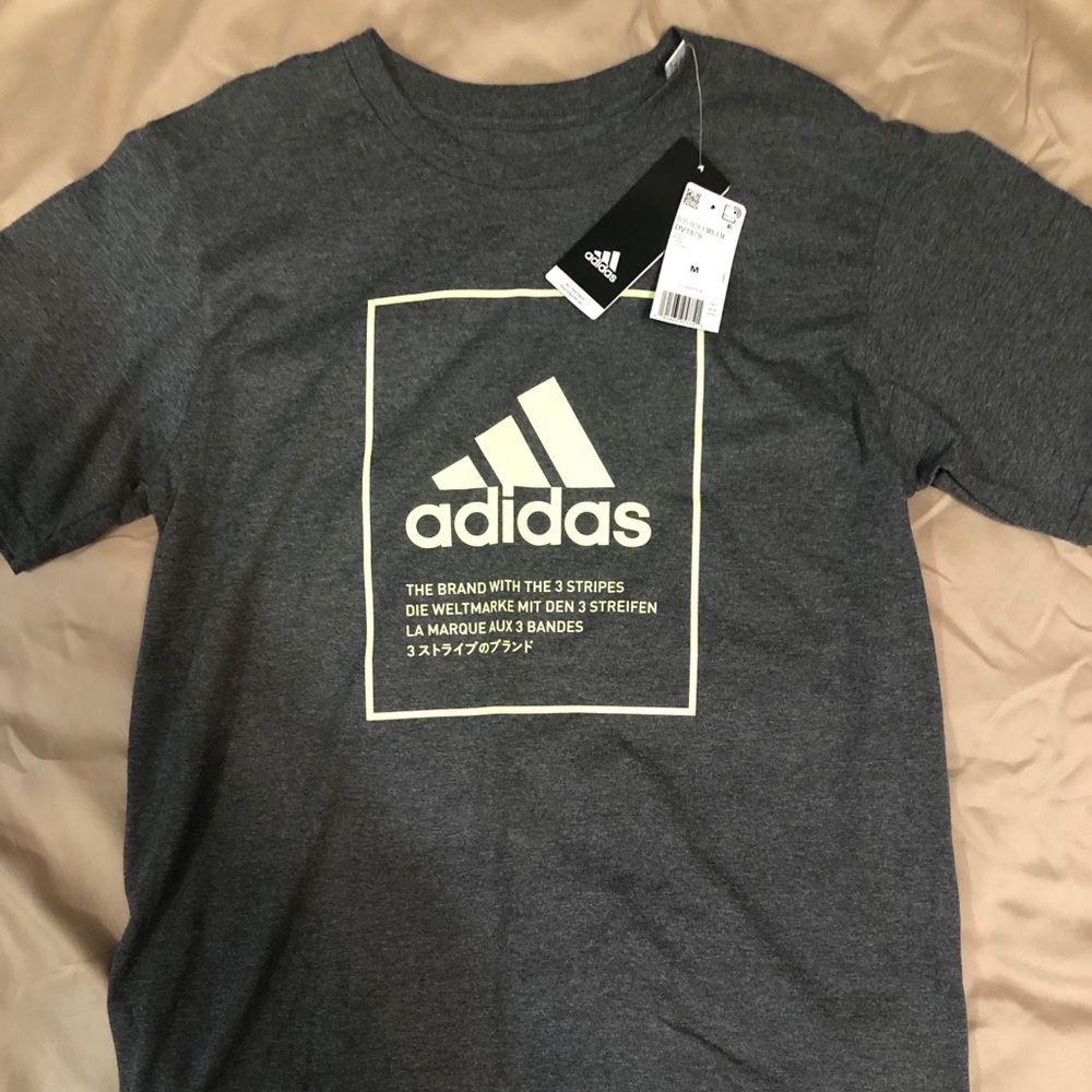 Adidas three stripe tee
